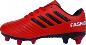 Fashion Buty sportowe dziecięce piłkarskie lanki korki do piłki nożnej z korkami 33 4