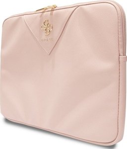 Etui Guess Guess Sleeve GUCS14ZPGSTEGP 14" różowy/pink Triangle 4G 2