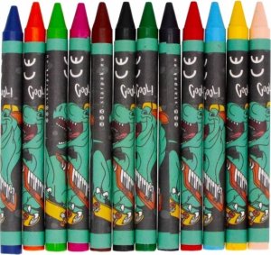 Starpak KREDKI WOSK 12KOL SKATE DINO STK 12/144 2
