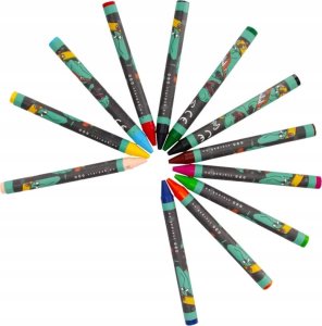 Starpak KREDKI WOSK 12KOL SKATE DINO STK 12/144 3