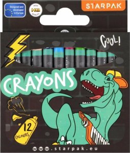 Starpak KREDKI WOSK 12KOL SKATE DINO STK 12/144 4