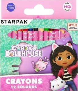 Starpak KREDKI WOSK 12KOL GABBY S DOLLHOUSE STK 12/144 5