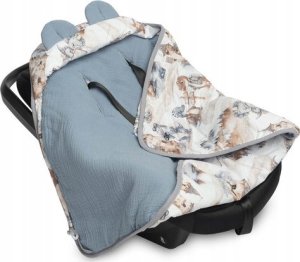 Sensillo OTULACZ MUŚLINOWY DO FOTELIKA -  SMOKI JEANS 4