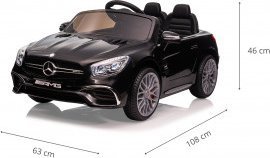 Milly Mally Milly Mally Pojazd na akumulator Mercedes-Benz SL65 AMG Black 14