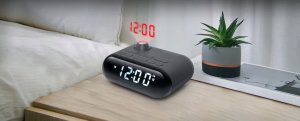 Radiobudzik Muse M-179 P Clock Radio With Projection, Black | 2