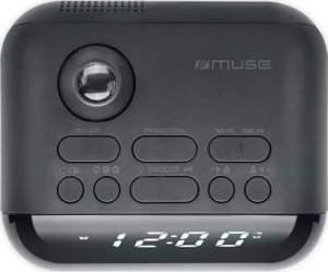 Radiobudzik Muse M-179 P Clock Radio With Projection, Black | 5