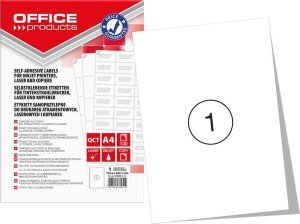 Office Products Etykiety Office Products A4 199.6x289.1mm białe (100) 1