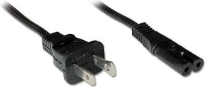 Kabel zasilający Lindy US - IEC320 C7, 2m (30424) 1