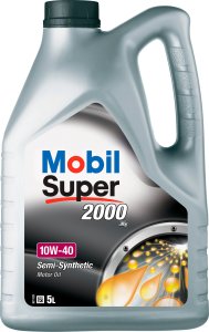 Mobil Alyva SUPER 2000x1 10W/40 pusiau sintetinė varikliams 5 L 1