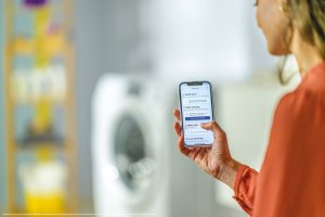 Pralko-suszarka Candy Washing Machine with Dryer ROW 4966DWMC7-S Energy efficiency class D Front loading Washing capacity 9 kg 1400 RPM Depth 58 cm Width 60 cm Display TFT Drying system Drying capacity 6 kg Steam function White 26