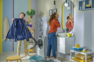 Pralko-suszarka Candy Washing Machine with Dryer ROW 4966DWMC7-S Energy efficiency class D Front loading Washing capacity 9 kg 1400 RPM Depth 58 cm Width 60 cm Display TFT Drying system Drying capacity 6 kg Steam function White 27