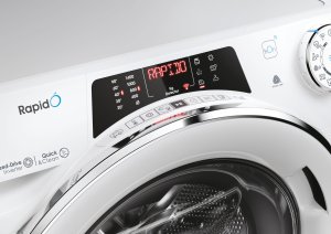 Pralko-suszarka Candy Washing Machine with Dryer ROW 4966DWMC7-S Energy efficiency class D Front loading Washing capacity 9 kg 1400 RPM Depth 58 cm Width 60 cm Display TFT Drying system Drying capacity 6 kg Steam function White 8