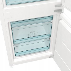 Lodówka Gorenje Gorenje Refrigerator | NRKI418EE1 | Energy efficiency class E | Built-in | Combi | Height 177.2 cm | No Frost system | Fridge net capacity 180 L | Freezer net capacity 68 L | Display | 39 dB | White 9