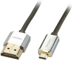 Kabel Lindy HDMI Micro - HDMI 0.5m srebrny (41680) 1