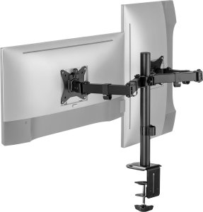 Spacetronik Uchwyt biurkowy na 2 monitory 17" - 32" (SPA-120) 2