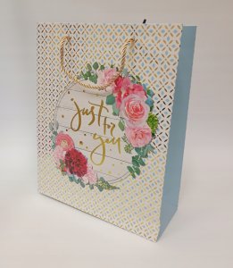 JU-PITER Torebka ozdobna prezentowa 26x32x10cm JP 637B mix cena za 1 szt 1
