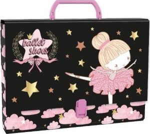 Piórnik Derform Teczka twarda z rączką A4 Baletnica 12 2