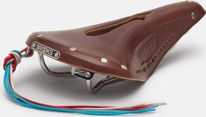 Brooks Siodełko BROOKS B17 NARROW CARVED, Brown, Steel Rail, Waga 510g, Linia Leather (NEW) 1