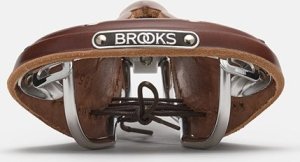 Brooks Siodełko BROOKS B17 NARROW CARVED, Brown, Steel Rail, Waga 510g, Linia Leather 5
