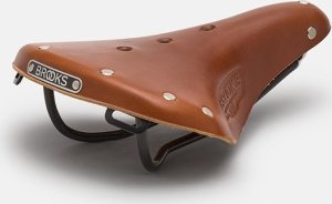 Brooks Siodełko BROOKS B17 SHORT, Honey, Steel Rail, Waga 460g, Linia Leather (NEW) 1