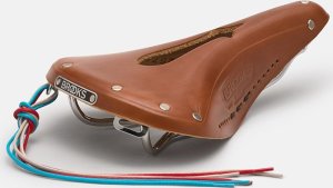 Brooks Siodełko BROOKS B17 NARROW CARVED, Honey, Steel Rail, Waga 510g, Linia Leather (NEW) 1