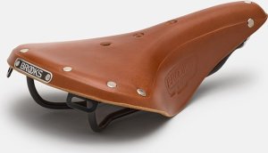 Brooks Siodełko BROOKS B17, Honey, Steel Rail, Waga 520g, Linia Leather (NEW) 1