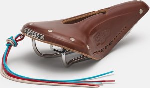 Brooks Siodełko BROOKS B17 CARVED, Brown, Steel Rail, Waga 520g, Linia Leather (NEW) 1