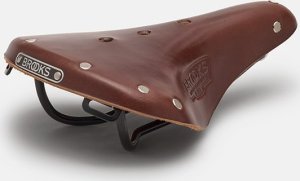 Brooks Siodełko BROOKS B17 SHORT, Brown, Steel Rail, Waga 460g, Linia Leather (NEW) 1