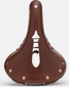 Brooks Siodełko BROOKS B17 CARVED SHORT, Brown, Steel Rail, Waga 460g, Linia Leather (NEW) 2