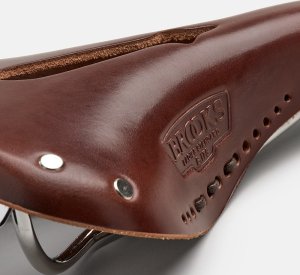 Brooks Siodełko BROOKS B17 CARVED SHORT, Brown, Steel Rail, Waga 460g, Linia Leather (NEW) 6