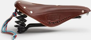 Brooks Siodełko BROOKS FLYER CARVED, Brown, Steel Rail, Waga 860g, Linia Leather (NEW) 4