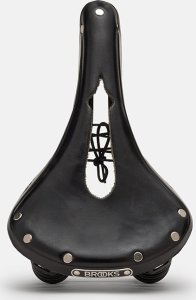 Brooks Siodełko BROOKS FLYER CARVED, Black, Steel Rail, Waga 860g, Linia Leather (NEW) 2
