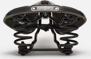 Brooks Siodełko BROOKS FLYER CARVED, Black, Steel Rail, Waga 860g, Linia Leather (NEW) 5