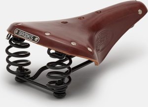 Brooks Siodełko BROOKS FLYER, Brown, Steel Rail, Waga 860g, Linia Leather (NEW) 1