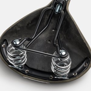 Brooks Siodełko BROOKS B67 SHORT, Black, Steel Rail, Waga 810g, Linia Leather (NEW) 7