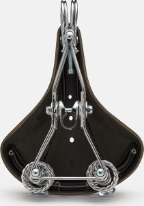 Brooks Siodełko BROOKS B33, Black, Steel Rail, Waga 1600g, Linia Leather (NEW) 3