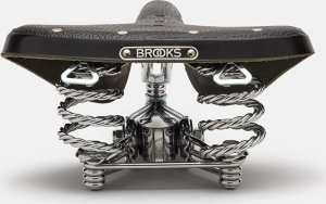 Brooks Siodełko BROOKS B33, Black, Steel Rail, Waga 1600g, Linia Leather (NEW) 5