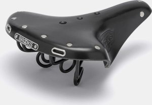 Brooks Siodełko BROOKS B72, Black, Steel Rail, Waga 720g, Linia Leather (NEW) 1