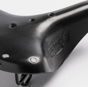 Brooks Siodełko BROOKS B72, Black, Steel Rail, Waga 720g, Linia Leather (NEW) 6