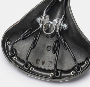 Brooks Siodełko BROOKS B72, Black, Steel Rail, Waga 720g, Linia Leather (NEW) 7