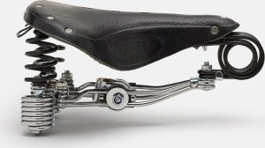 Brooks Siodełko BROOKS B135, Black, Steel Rail, Waga 1630g, Linia Leather (NEW) 4
