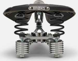 Brooks Siodełko BROOKS B135, Black, Steel Rail, Waga 1630g, Linia Leather (NEW) 5