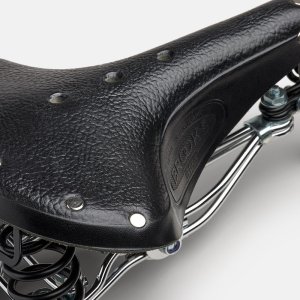 Brooks Siodełko BROOKS B135, Black, Steel Rail, Waga 1630g, Linia Leather (NEW) 6