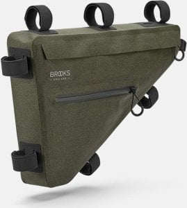 Brooks Torba na ramę BROOKS SCAPE FULL FRAME BAG, Mud Green, Pojemność 5L, Mocowanie na paskach, Wodoodporność IPX4 (NEW) 1