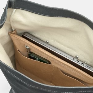 Brooks Plecak BROOKS PICKWICK COTTON CANVAS, Grey/Honey, Pojemność 26L, Wodoodporna bawełna (NEW) 7