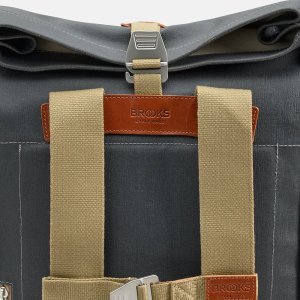 Brooks Plecak BROOKS PICKWICK COTTON CANVAS, Grey/Honey, Pojemność 26L, Wodoodporna bawełna (NEW) 10