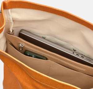 Brooks Plecak BROOKS PICKWICK COTTON CANVAS, Goose Beak/Maroon, Pojemność 26L, Wodoodporna bawełna (NEW) 7