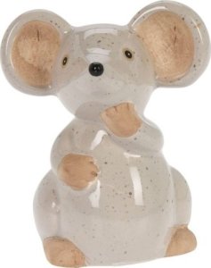 Koopman Figurka myszy porcelanowa dekoracyjna 10,8 cm 1