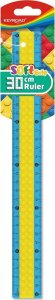 Piórnik PBS Connect Linijka plastikowa KEYROAD, w kształcie klocka Lego, 30cm, zawieszka 1