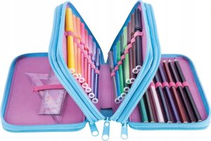 Piórnik PBS Connect Piórnik szkolny GIMBOO z wyposażeniem, 3 komory, sweet, różowy 2